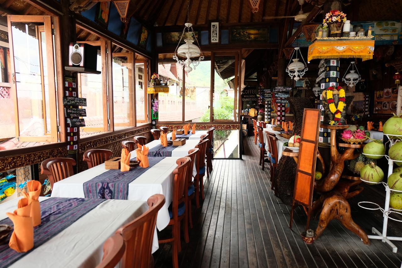 Kerti Beach Bungalow And Restaurant Padangbai (Bali) Exterior foto